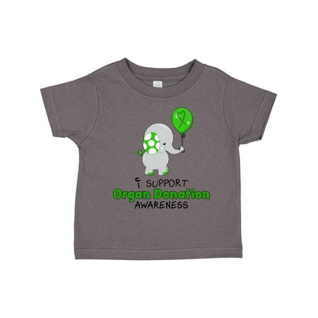 

Inktastic I Support Organ Donation Awareness- Elephant and Balloon Gift Toddler Boy or Toddler Girl T-Shirt