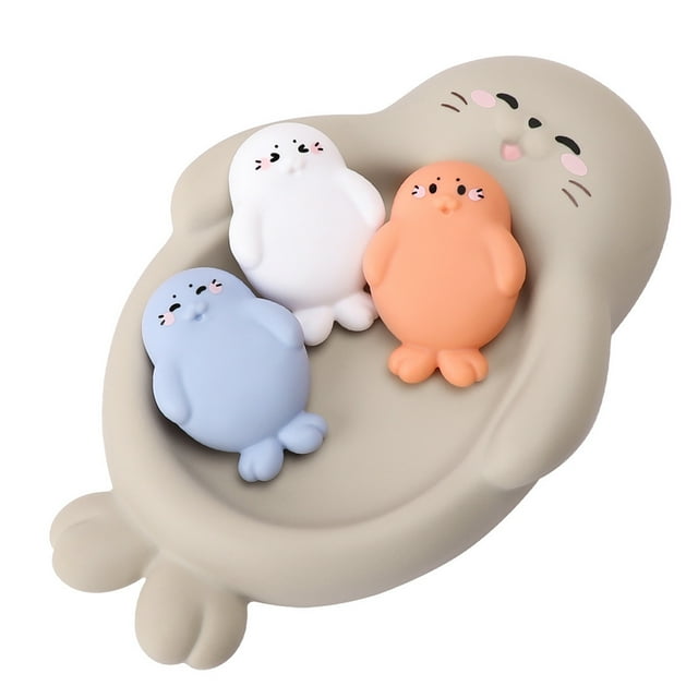 Guardoinrt Educational Childrens Bath Toys Stackable Animal Shapes For young children and can Skill Development Floating Animal Toys