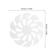thumbnail image 2 of PAMINGONO Replacement Blades For Fans Round Plastic White Leaf For Indoor Air Circulation 1Pcs, 2 of 8