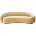 thumbnail image 3 of Meridian Furniture Emery Camel Velvet Sofa, 3 of 8