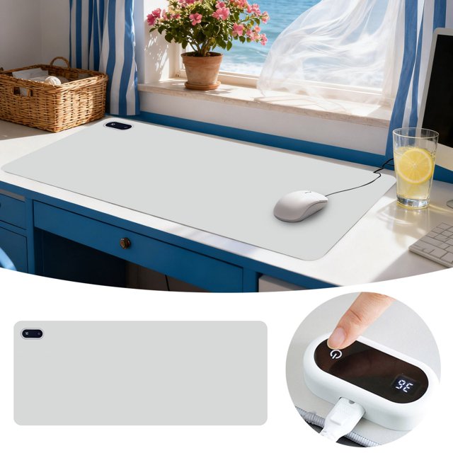 Klonfd Large Heated Pad With Fast Warming Technology And Ergonomic Design For All Day Comfortable Wrist Support