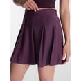 thumbnail image 5 of Avia Women's Pique Knit Pleated Bubble Hem Skort, Sizes XS-XXXL, 5 of 6