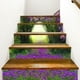 thumbnail image 4 of Adhesivo para suelo, diseño de flores moradas en 3D, adhesivo para escalera, adhesivo para pared, creado magistralmente, 4 of 9