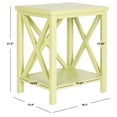 thumbnail image 4 of SAFAVIEH Candence Cross Back End Table Avocado Green, 4 of 5