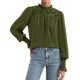 thumbnail image 2 of Camisa PRETTYGARDEN Verde Militar Manga Larga XL, 2 of 7