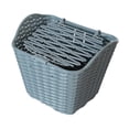 thumbnail image 3 of Bike Front Basket Storage Basket with Cover Portable Carrier Pannier Easy to Install Cycling Basket Bike Basket for Cycling Accs Gray, 3 of 8