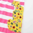 thumbnail image 6 of Glisme Fashion Girls Dresses Size 1-2 Y Toddler Cotton Summer Short Sleeve Dress Cartoon Print Casual Jerey Dress Pink Sundress For Girl, 6 of 9