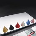 thumbnail image 2 of 1PC Metal Desktop Stress Relief Cone Gyroscope Office Desk Fidget Toys Optical Illusion Flowing Finger Toys Kids Adult Gifts He Qiyong unisex, 2 of 2