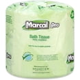 thumbnail image 3 of LMHF Pro Toilet Paper 100% Recycled - 2 Ply, White Bath Tissue, 242 Sheets Per Roll - 48 Individually Wrapped Rolls Per Case Green Seal Certified Toilet Paper 03001, 3 of 5
