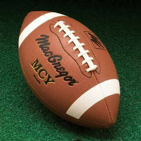 All Weather Leather Football - MacGregor Youth Composite Super Grip Leather Football