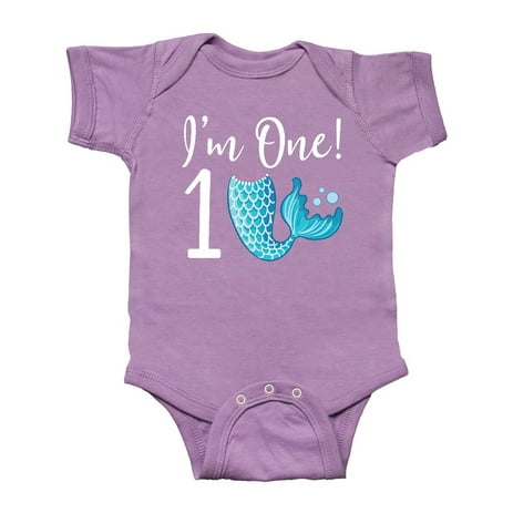 1st Birthday Mermaid Party Infant Creeper