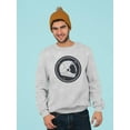 thumbnail image 2 of Astronaut Helmet Sweatshirt Men -Smartprints Designs, Male 4X-Large, 2 of 4