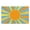 Colorful Sun (59), variant on Boho Chic Bath Mat with Retro Sun Design - Non-Slip for Safety, Half Round, Colorful Water Absorbent Microfiber, Easy Maintenance with Machine Washability, Perfect for Bathroom or Shower, 20x32 inch