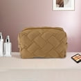 thumbnail image 5 of Unique Bargains 1 Pc Lady Portable Make Up Organizer Case for Travel Dark Coffee Color Polyester, 5 of 6