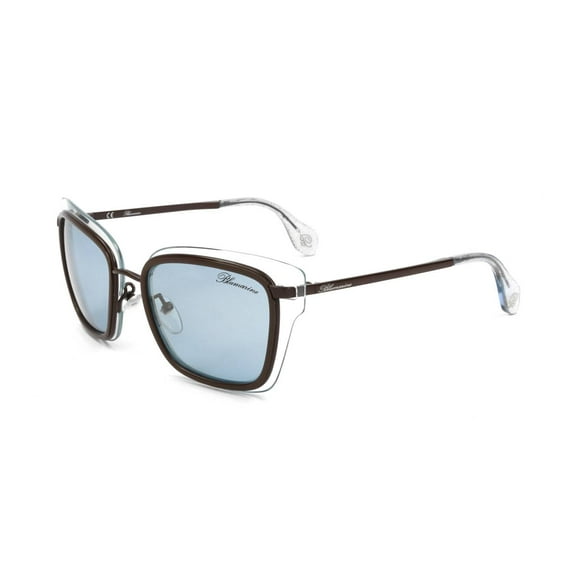 Blumarine sunglasses SBM103 WOMAN 51/19/ 7U2G MARRONE PIENO/VERDE ACQUA