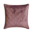 thumbnail image 1 of Custom Pillow Case, Purple 24"x24" (60x60 cm) Throw Pillow Covers, Velvet Quilted Throw Pillows For Couch, Geometric Pattern Modern Style - Diamond Purple, 1 of 3