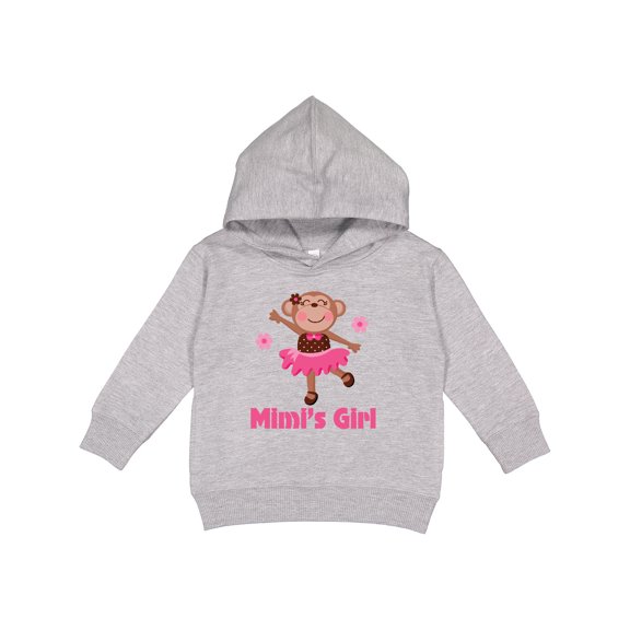 Inktastic Mimi's Girl Monkey Toddler Hoodie