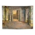thumbnail image 5 of BCIIG  Egyptian Temple Tapestry Ancient Mysterious Hieroglyphic Carvings Wall Hanging Decor Bohemian Hippie Trippy Large Tapestry for Bedroom Living Room Dorm 50x40inch, 5 of 6