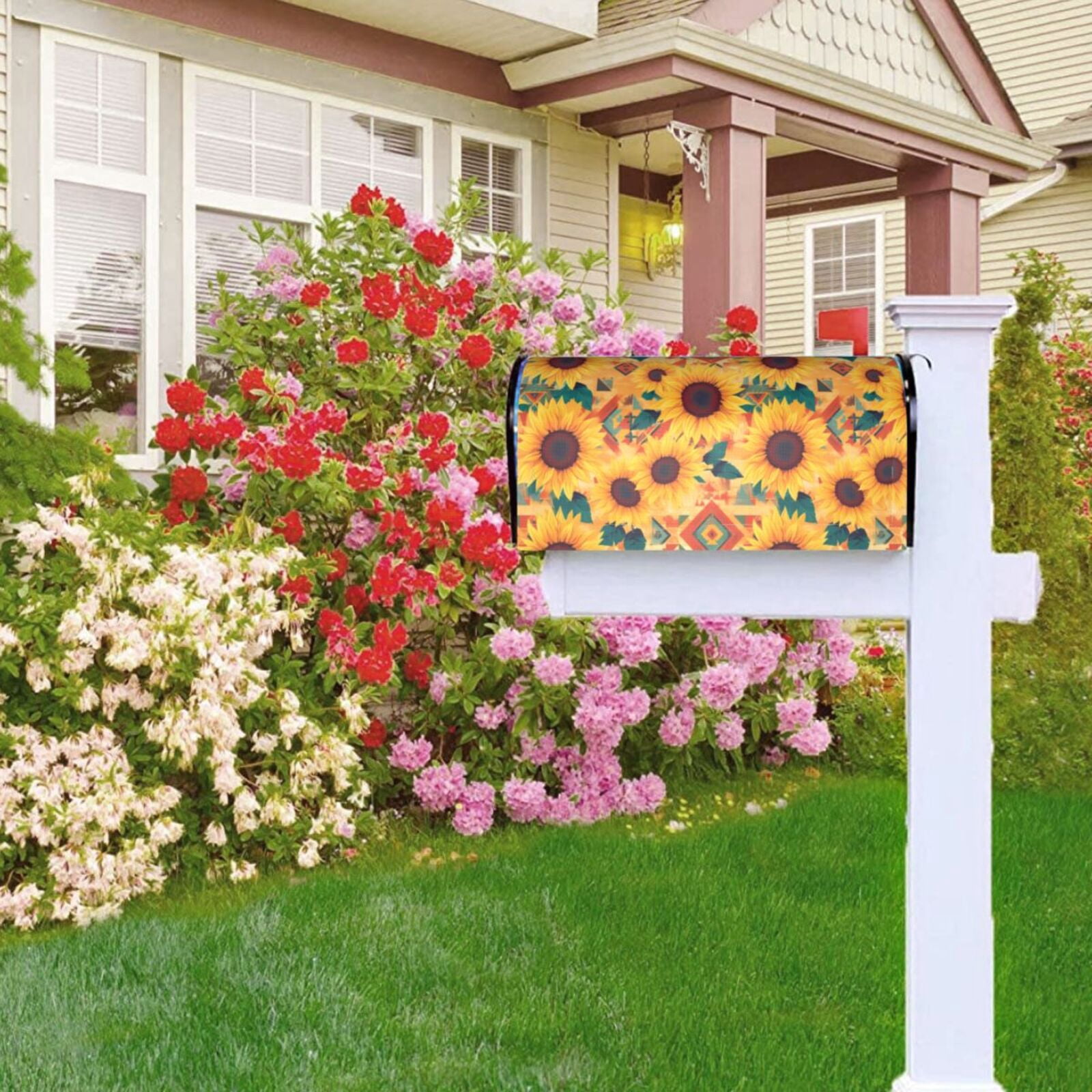 Kdxio Magnetic Mailbox Cover 21x18 in Mailbox Cover Outdoor Decoration Holiday Mailbox Covers for Home Garden Yard-21x18 in
