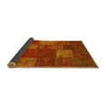 thumbnail image 2 of Ahgly Company Indoor Rectangle Patchwork Yellow Transitional Area Rugs, 8' x 10', 2 of 4