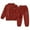 Red, variant on Wxirdiow Girls Outfit Toddler Girl's 2 Piece Outfits Fall Clothes Crewneck Sweatshirt and Pants Clothing Set Coffee Size,6-7 Years