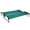 Green, variant on Disc-O-Bed Large Outdoor Convertible 2 Person Portable Camping Bunk Cots, Black