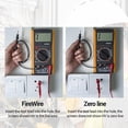 thumbnail image 6 of DT9205A Digital Multimeter with Auto Range & NCV Test - Professional Multimetro for Voltage, Current, Resistance, Capacitance, Transistor Tester for Home DIY, Electrical, Automotive Repair, 6 of 11