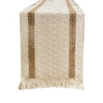 thumbnail image 2 of Burlap Table Runner 30x180cm Lace Trim Farmhouse Tablecloth With Fringe Rustic Chic Decor For Dining Coffee Or Wedding, 2 of 6