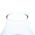 thumbnail image 3 of Northlight Hurricane Glass Candle Holder with Wooden Base - 10.25" - Clear, 3 of 7
