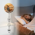 thumbnail image 4 of Personalized Wall Clock Non-Ticking Silent Clocks Battery Operated Round Clocks Decorative for Bathroom,Office-Cute Fox Sleeping In Flower Meadow With Warm Colors(10inch), 4 of 4