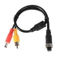 thumbnail image 4 of Cable de datos Adaptador de cable de extensión de cabeza de aviación a RCA macho DC macho para cámara (B) Tmvgtek Nuevos Originales, 4 of 7