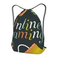 thumbnail image 3 of XMXT Unisex Drawstring Backpack for Women Men, Online Games Time Waterproof Gym Bag String Bags for Shopping Sport Travel, s, 3 of 8