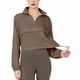 thumbnail image 2 of Chaqueta Deportiva con Cremallera para Mujer, Cuello Alto, Resistente Al Viento, Protección Solar, para Hacer Ejercicio Al Aire Libre. Color Castaño XL, 2 of 8
