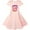 Misty Rose Color, variant on Girls Dress Owl Ice Cream Butterfly Sequin Everyday Dress 7