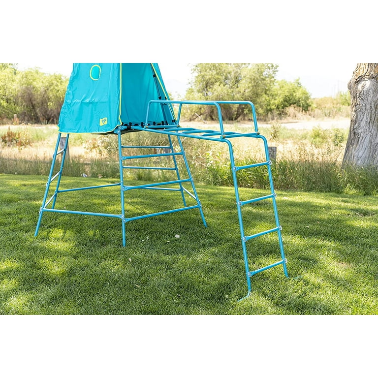 Slide Tp Climbing Frame With Monkey Bars TP Skywood Wooden