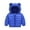 Blue, variant on Odeerbi 2025 Fashion Kids Coat Boys Girls Thick Coat Padded Winter Jacket Clothes Down Jacket