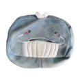 thumbnail image 2 of Caja de pañuelos portátil para coche, porta servilletas con forma de animal de peluche y dispensador de pañuelos para reposabrazos. ballena azul, 2 of 6
