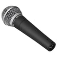 thumbnail image 2 of Shure SM58-LC Cardioid Dynamic Vocal Microphone + Extra Two 2 XLR Cables Bundle, 2 of 5