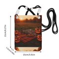 thumbnail image 4 of Multi-Color Cross-Body Handbag 8.27×5.91in Waterproof, Scratch-Resistant And Odor-Free Detachable Shoulder Strap Autumn Picnic, 4 of 5