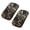 black-Marble Print, variant on SCRAWLGOD Boho Floral Print 2 Piece Office Chair Armrest Pads Replacement Soft Office Chair Arm Rest Cover for Elbows and Forearms Pressure Relief
