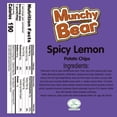 thumbnail image 3 of Munchy Bear Baked Savory Crackers–Spicy Lemon Flavor 9Packs Zesty&Tangy Crispy Crackers Halal-Certified Bold Snack, 3 of 7