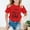 shirts for girls clearance-Red, variant on RTKFRFLM Kids Cartoon Print Graphic Tee Girls & Boys Fashion Casual Loose Fit Short Sleeve T-Shirt Top Cute Summer Cotton Shirt Trendy Youth Character Breathable Daily Wear Tops
