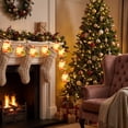 thumbnail image 5 of Cadancy Christmas String Lights Tree Decorations Battery Operated Garland Indoor Outdoor Fairy Lamp for Mantle Fireplace Wall Hanging Home Decor Holiday Party Xmas Decoration, 5 of 6