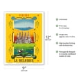 thumbnail image 2 of Visit Belgium (Visitez La Belgique) - Vintage Travel Poster by Schell c.1950s - Master Art Print (Unframed) 9in x 12in, 2 of 4