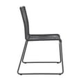 thumbnail image 4 of Coaster Jerome Woven Rope Stackable Side Chair in Charcoal, 4 of 7
