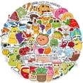 thumbnail image 2 of Less Than 5 Stickers Cartoon Doodle Stickers Decorate Luggage Motorcycle Notebook Stickers, 2 of 7