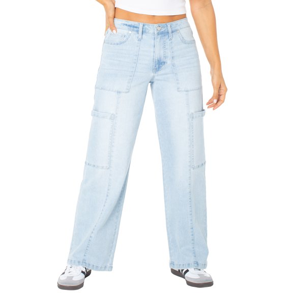 Celebrity Pink Wide Leg Cargo Pant, Women's and Women's Plus