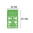 thumbnail image 2 of Papel picado Viva Mexico DECORAMEC PAPEL PICADO 5 tiras de 5 metros tricolor, 2 of 6