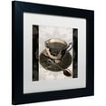 thumbnail image 2 of Trademark Fine Art "Vintage Cafe IV" Canvas Art by Color Bakery White Matte, Black Frame, 2 of 4