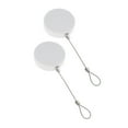 thumbnail image 4 of 2Pcs White Retractable Security Cable Lock Steel Abs Anti-Theft For Electronic Product Holder, 4 of 8